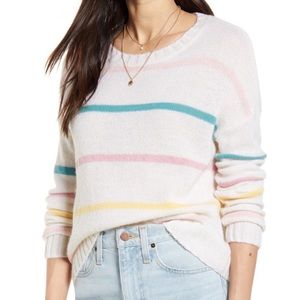 Rails Multicolor Striped Crew Neck Sweater